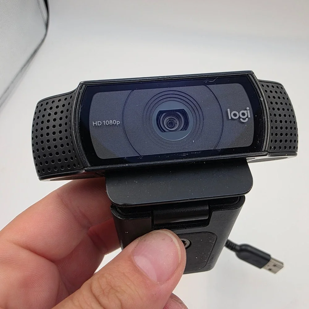 Logitech C920 HD Pro Webcam 1080p Video Calling V-U0028 Black USB Streaming